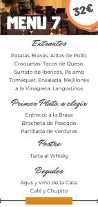 menu restaurante despedida soltera Playa de Aro menús para despedidas de soltera